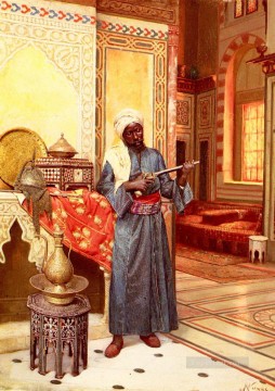 Harem Ludwig Deutsch Orientalismo Árabe Pinturas al óleo